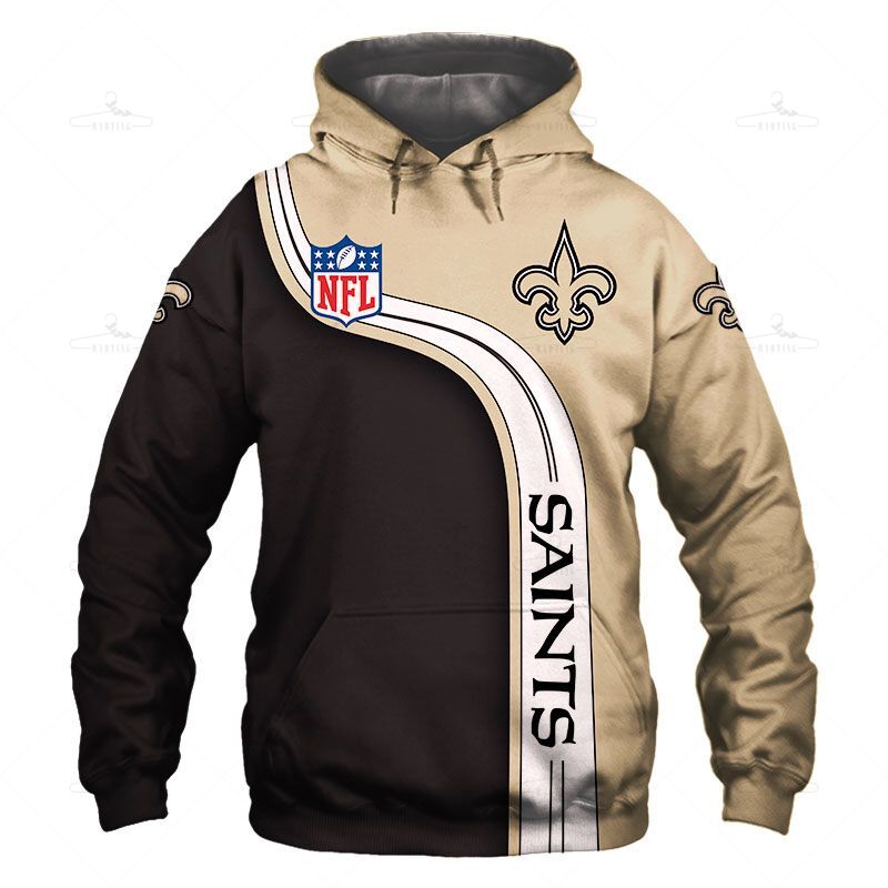 New Orleans Saints Hoodie 3D Cute Sweatshirt Pullover Gift S