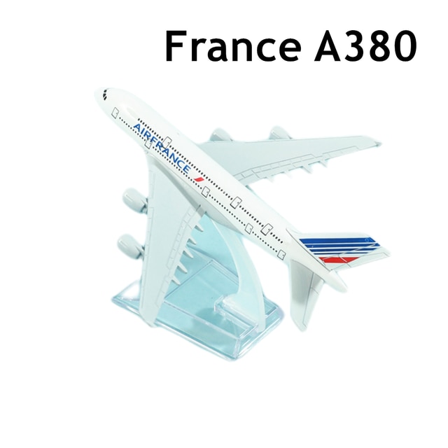 Scale 1:400 Metal Aircraft Model EU Airline Air France A380 Airplane Diecast Plane Aeroplane Home Office Decor Toys for Children alx