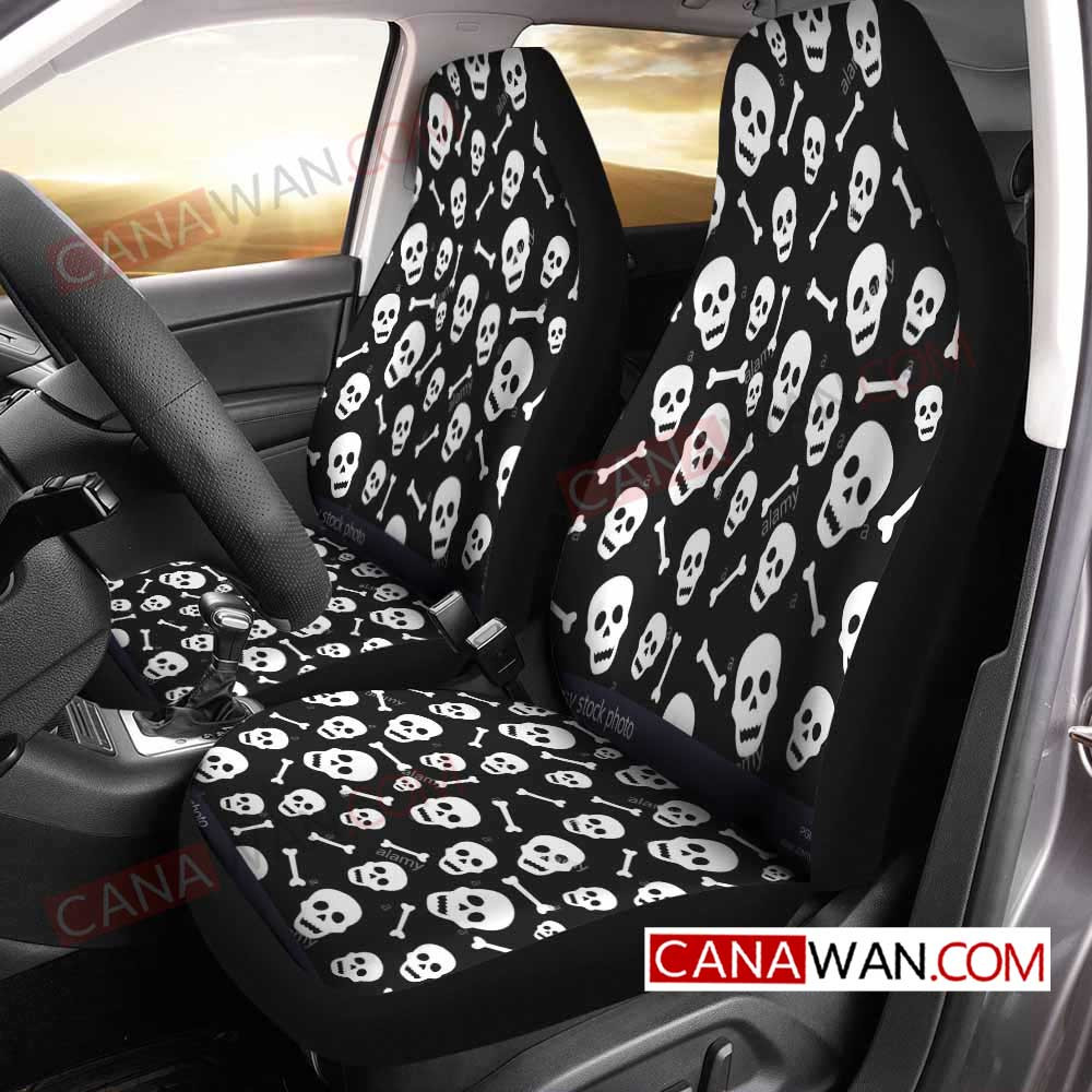 Team Skull Art Style15 3D Customized Personalized Car Seat Cover