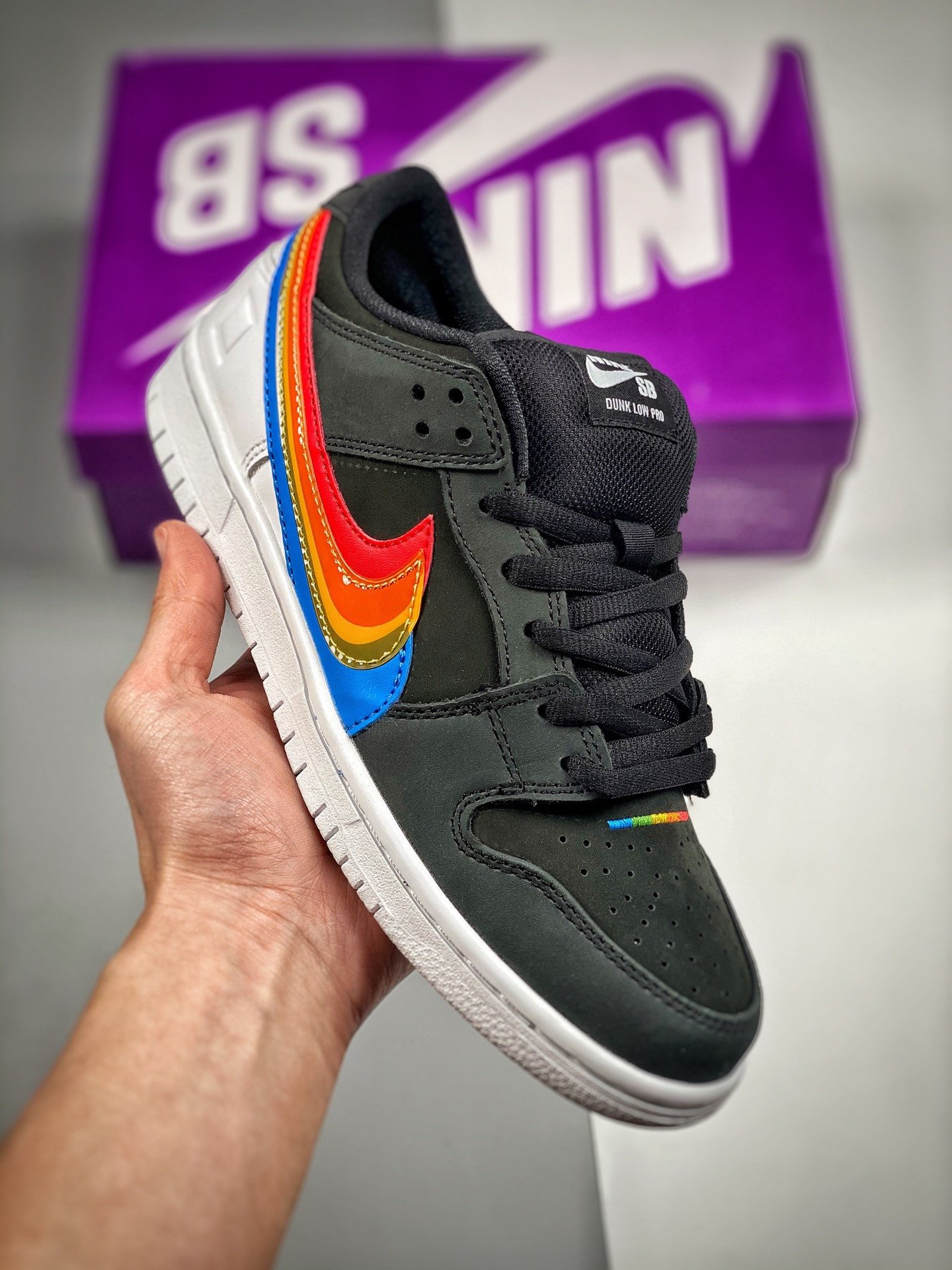 Polaroid x Nike SB Dunk Low Black Multi DH7722-001 5338901