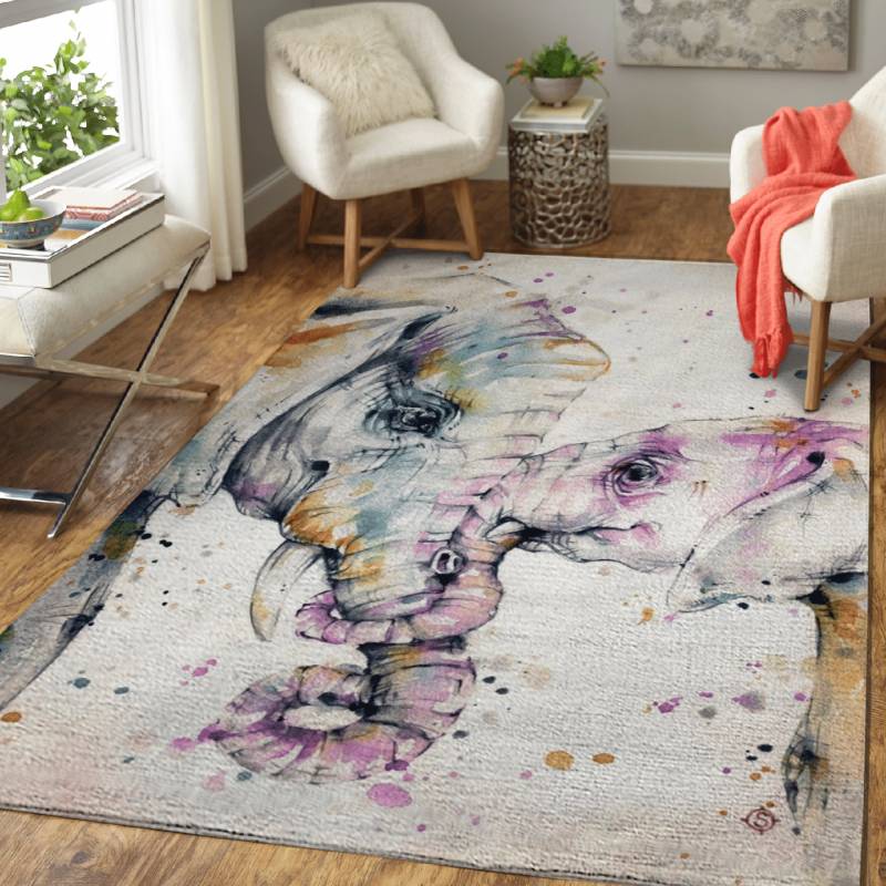 That Type Of Love – Water Colour Animals Area Rug Carpet