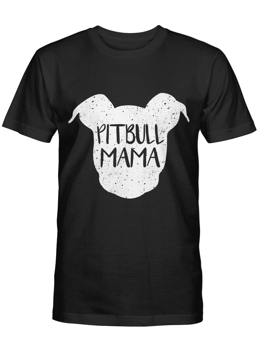 Pitbull Mama T-shirt Mothers Day Shirt Dog Paw Mama Shirt Pets Mum Tees for Birthday Anniversary Mother’s Day Doggo Puppy Mommy Tshirts