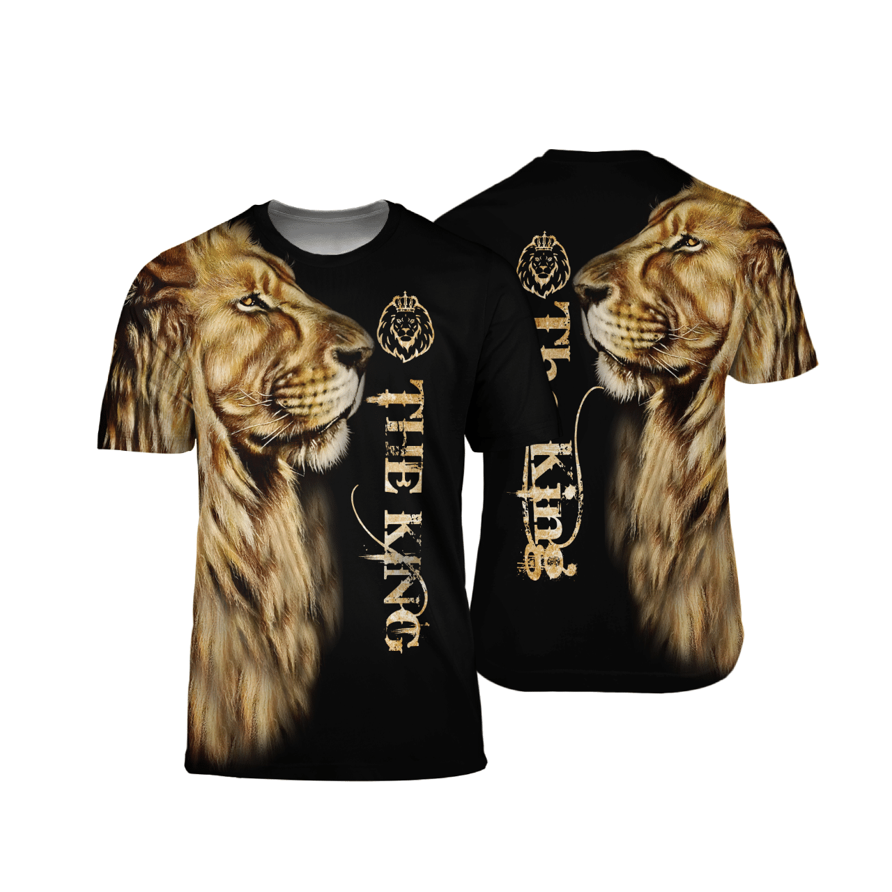 The Lion – The King All Over Print – 3D T-Shirt