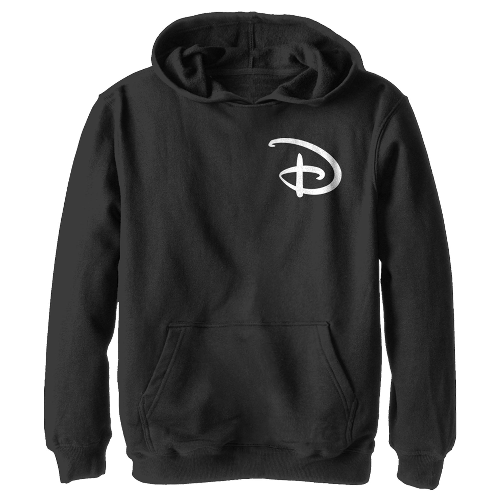 Boy’S Disney Classic D Letter Pocket Print Pull Over Hoodie