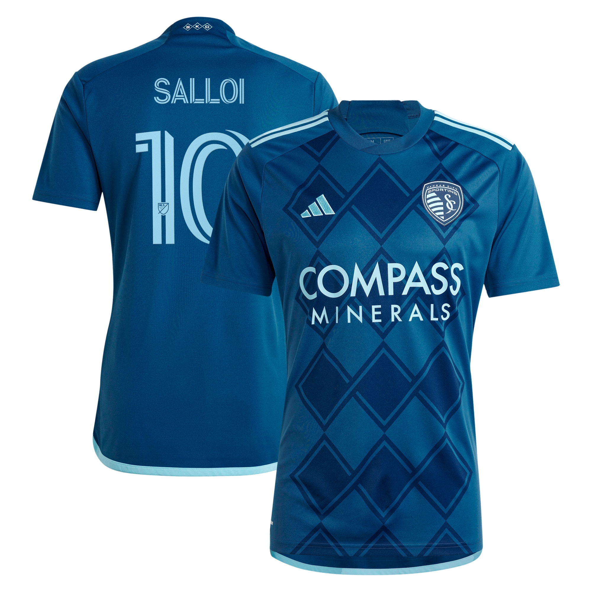 Daniel Salloi Sporting Kansas City 2024 Diamonds Our Forever Replica Player Jersey  Navy