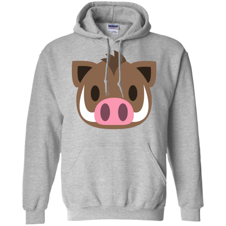 Wart Hog Emoji Hoodie