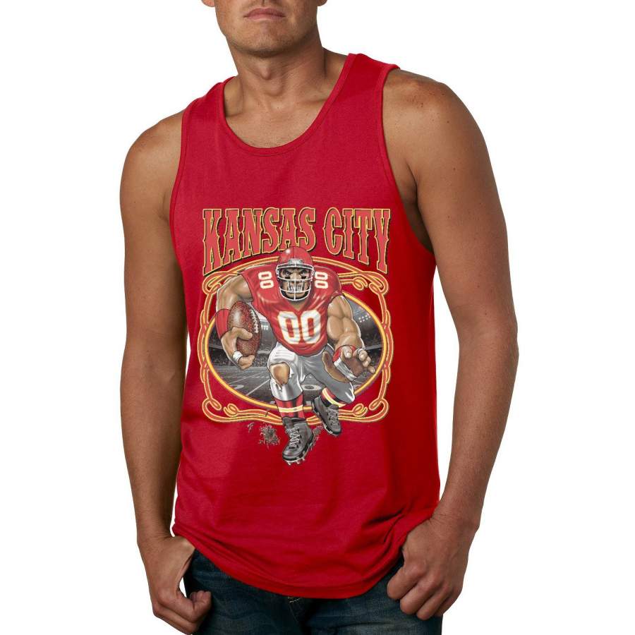 Kansas City Fan | KC Fantasy Football Team Pride  Sports Graphic Tank Top