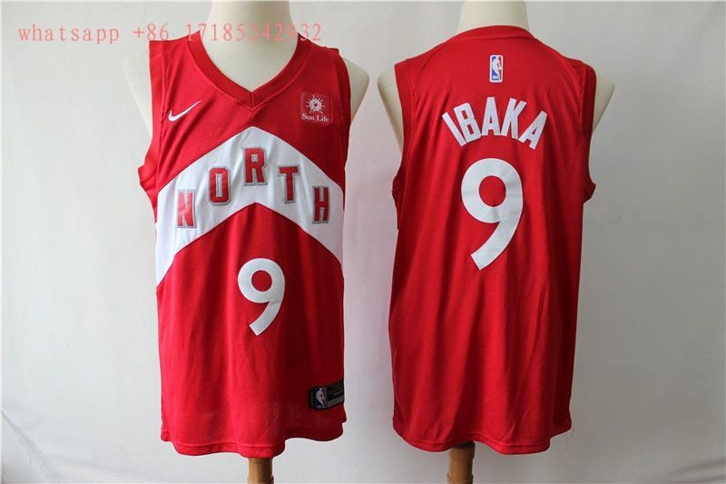 Toronto Raptors Serge Ibaka #9 2020 NBA New Arrival Red Jersey