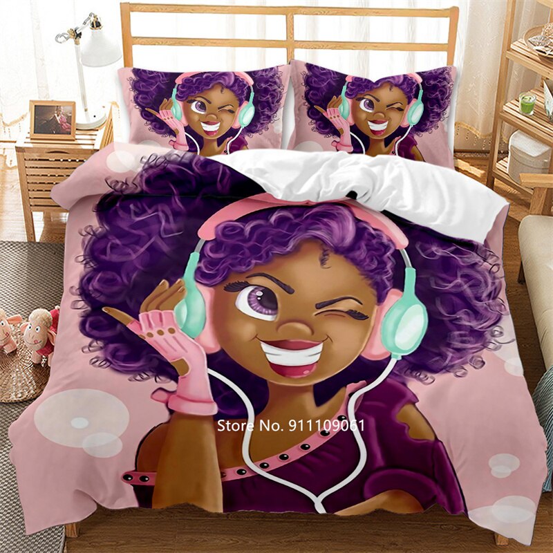 3D-Printed Exotic Tribe Dresses Deluxe Bedding African Girls Fashion Down S Pillowcases 2-3 Sets Of Home Textile Gifts Duvet Covers