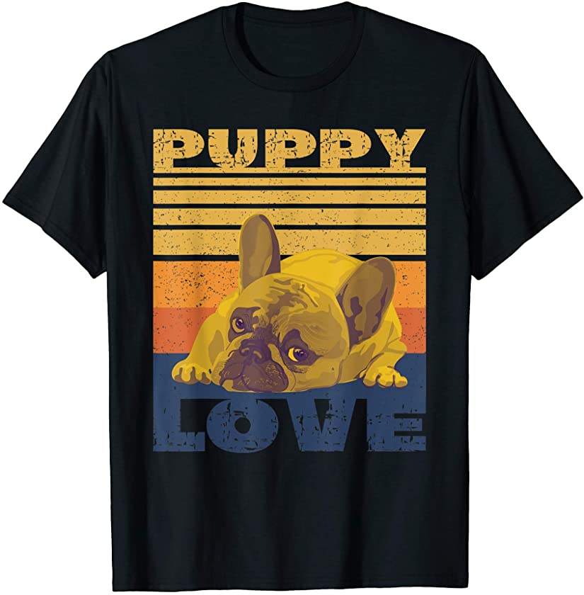 Puppy Love Vintage French Bulldog T-Shirt