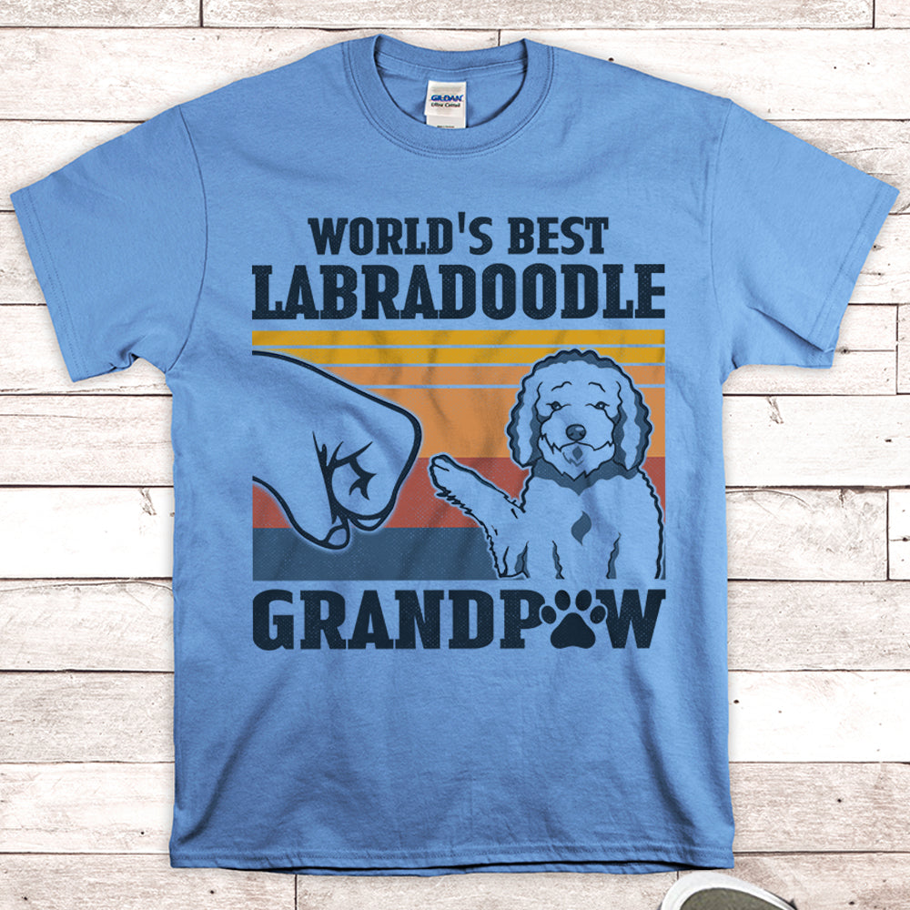 World’S Best Labradoodle Grandpaw Shirts Gift For Labradoodle Grandpa M0402 Nh95