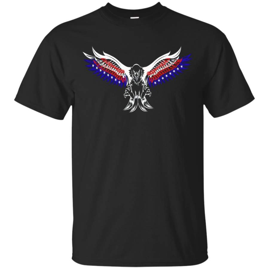 AGR 4th of July Patriotic Red White And Blue Eagle T-Shirt