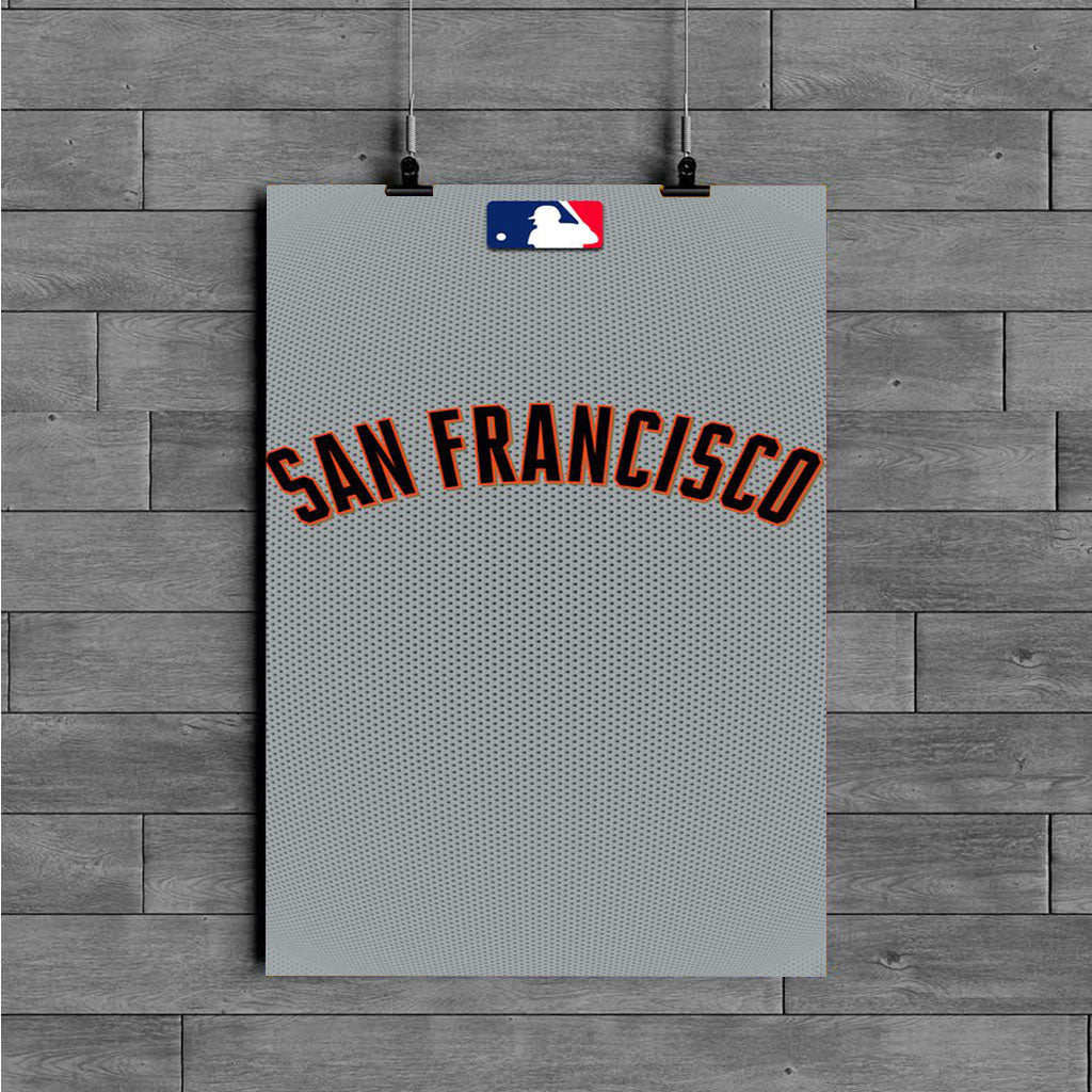 san francisco giants poster