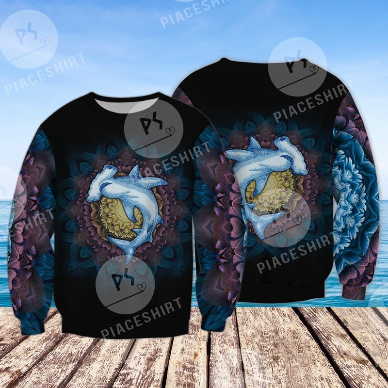 Cool Great Hammerhead Shark For Shark Lovers 3D Full Print Sweatshirt