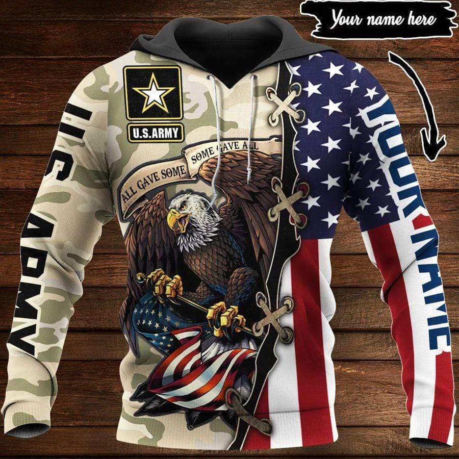 US Army Eagle All Gave Some Hoodie 3D All Over Print