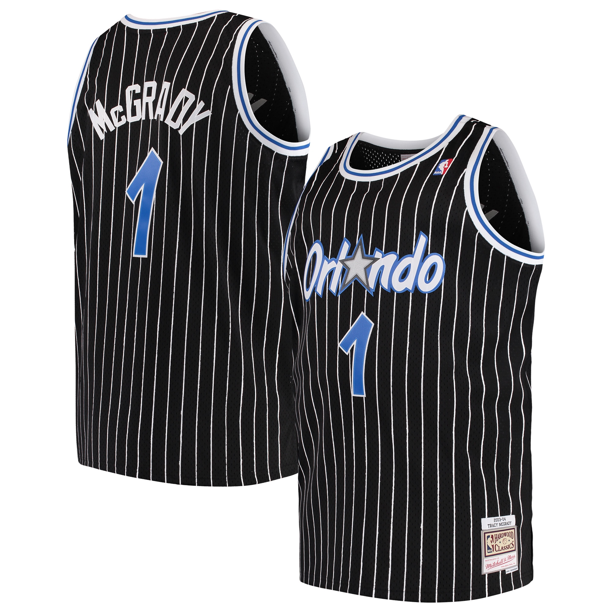 Tracy McGrady Orlando Magic Mitchell & Ness Big & Tall Hardwood Classics Swingman Jersey – Black