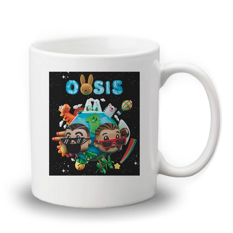 Bad Bunny And J Balvin Oasis Mug