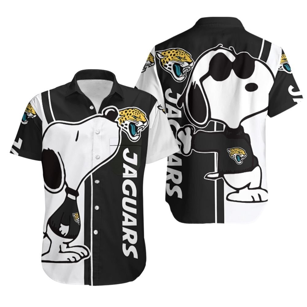 Jacksonville Jaguars Snoopy Lover 3D Printed Hawaiian Shirt