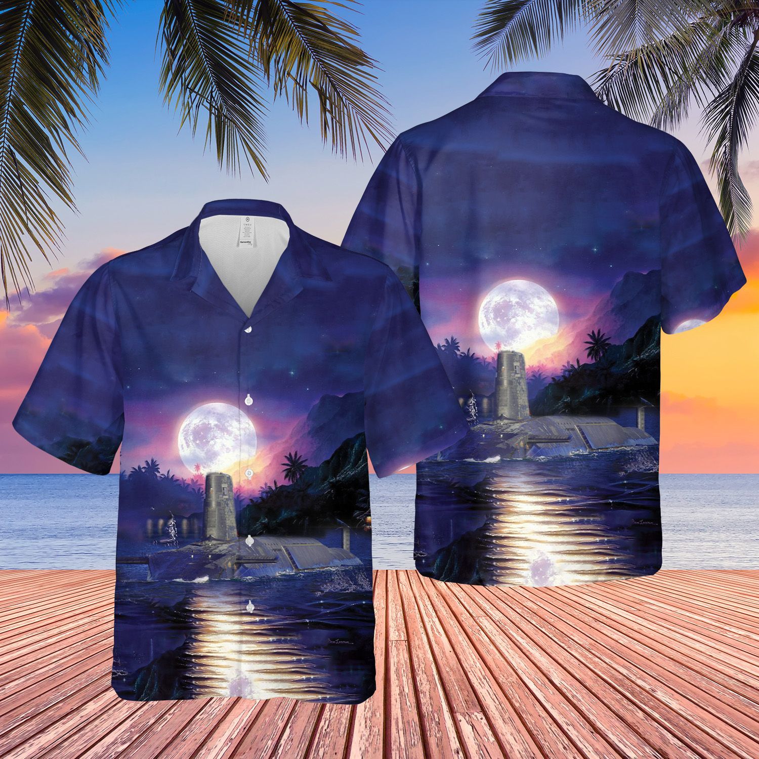 Vanguard Class Ballistic Missile Submarine  Purple Awesome Design Unisex Hawaiian Shirt For Men And Women Dhc17063382