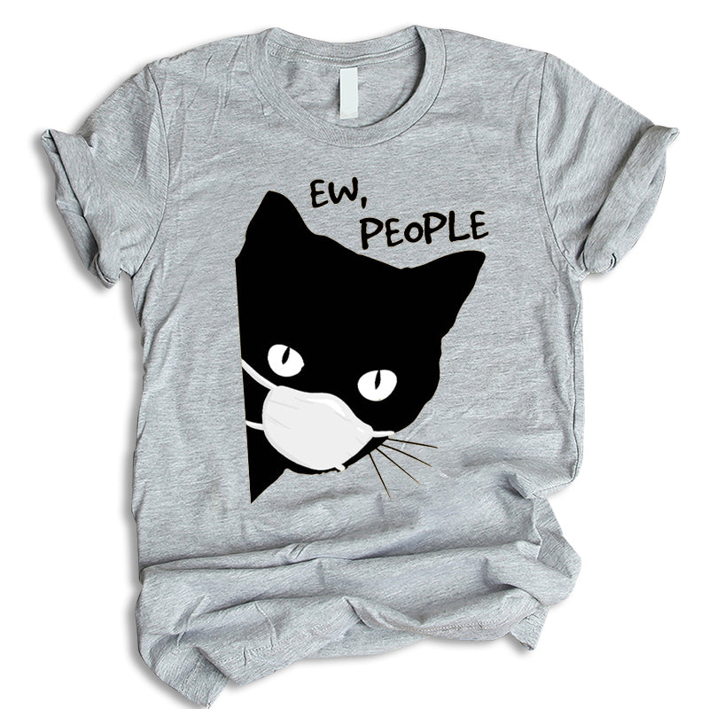 Ew People Shirt For Introvert, Funny Cat Shirt, Gift For Cat Lovers, Black Cat Shirt, Funny Introvert Shirt, Cat Hoodie, Funny Shirt