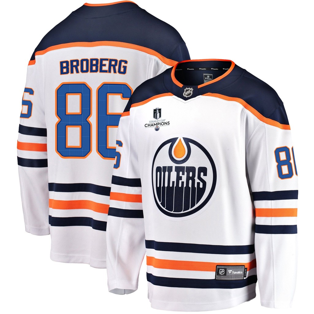 Brendan Perlini Edmonton Oilers Fanatics Branded Home Breakaway Player Jersey – Orange NHL