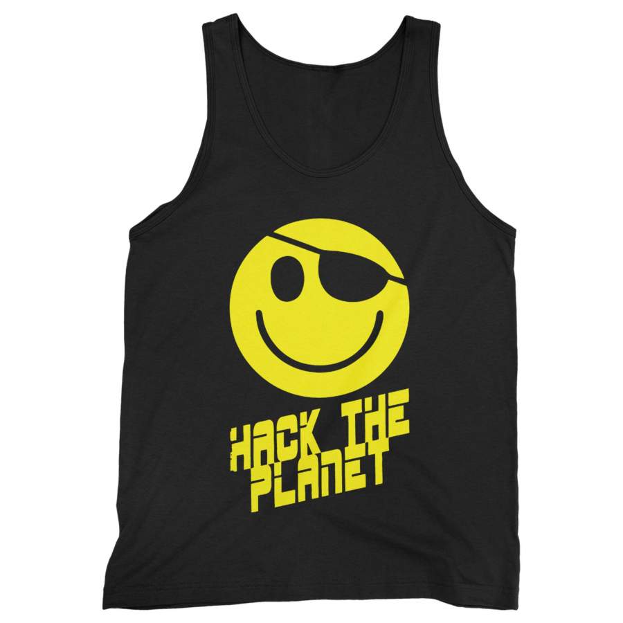 Hackers Movie Hack The Planet Man’s Tank Top