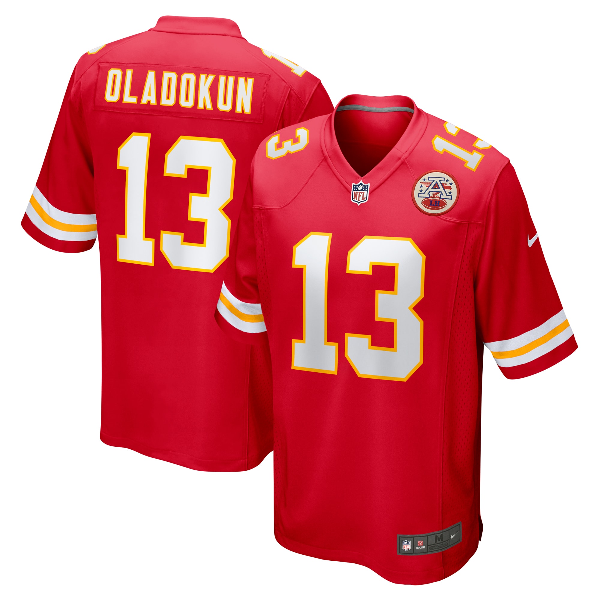 Chris Oladokun Kansas City Chiefs Game Jersey – Red