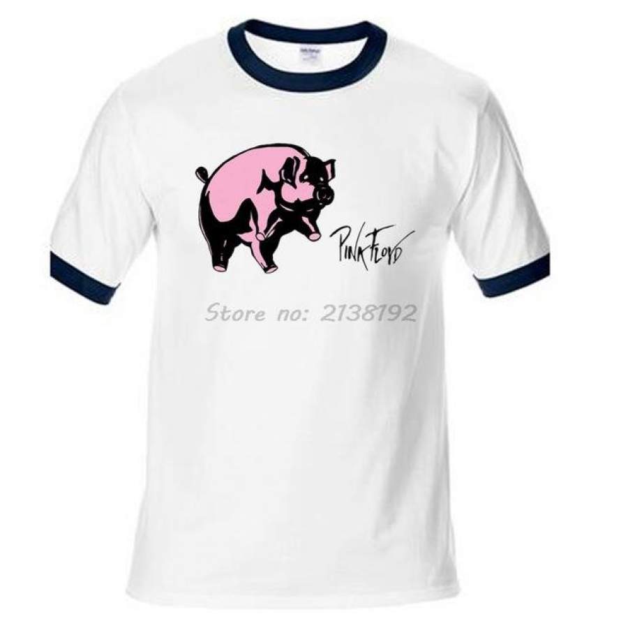 pink floyd animals men t shirt cotton t-shirt raglan sleeve male top tees