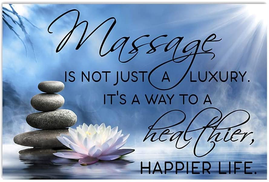 Vintage Massage Is Not Just A Luxury Happier Life Poster Art Print      Home Decor Gift For Men Women Family Friend On Birthday Xmas