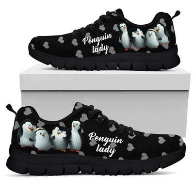 Black Penguin Sneakers Shoes