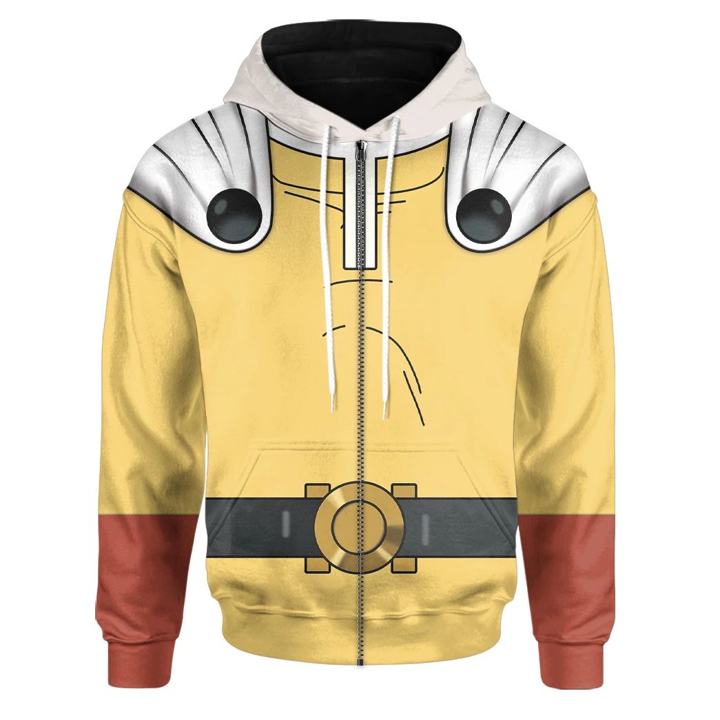 Alohazing 3D Anime One Punch Man Saitama Custom Hoodie - Hoodieallprint ...