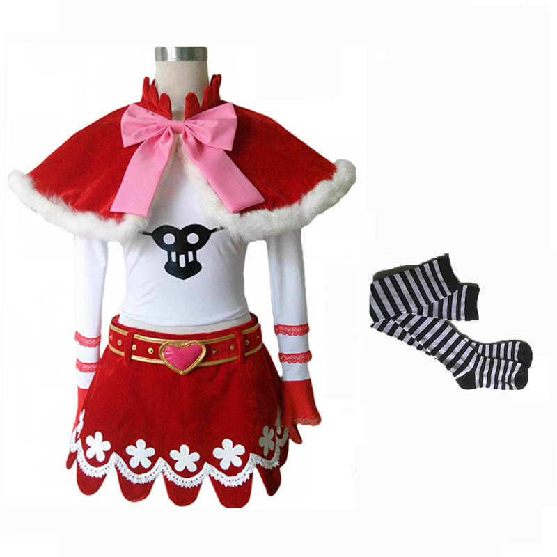 Anime One Piece Perona Princess Mononoke Cosplay Costume Dress Halloween Party Uniforms Costumes for Women Girls Fancy Dress alx