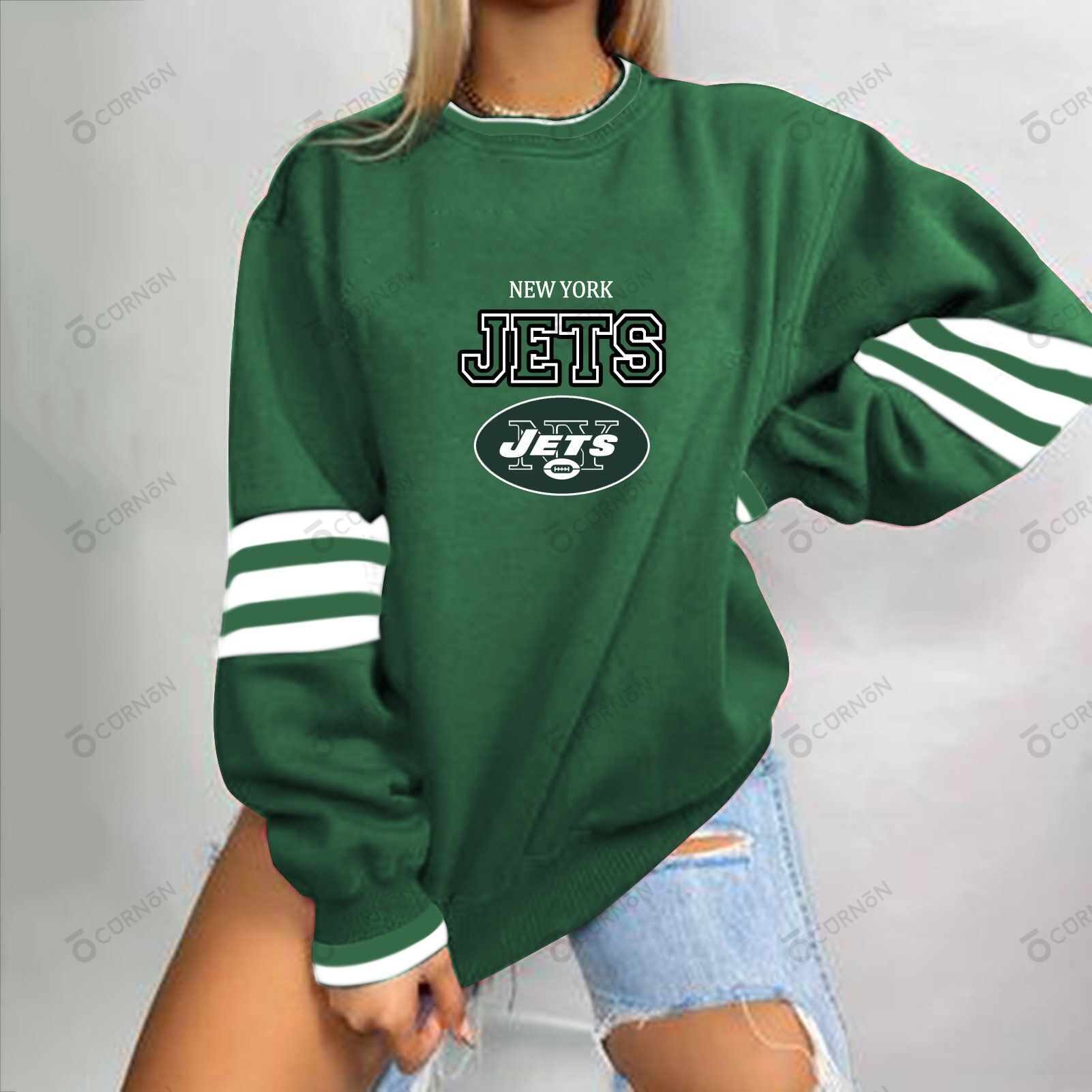 New York Jets 3D Printed Sweater