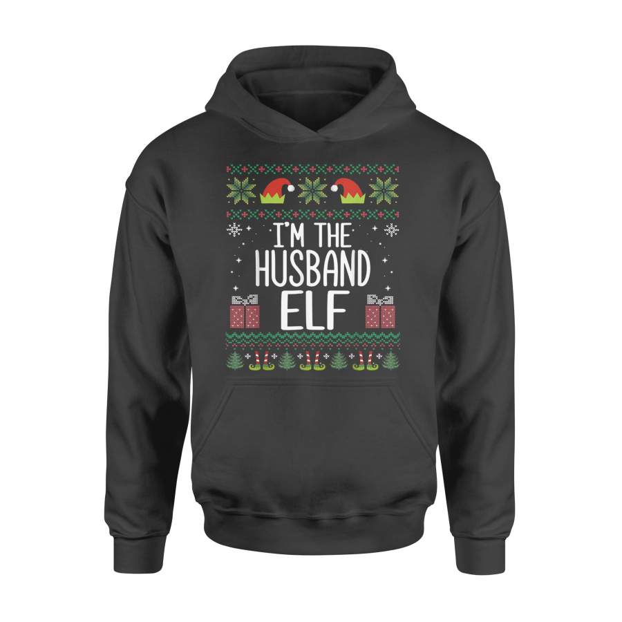 Mens I’m The Papa Elf Matching Christmas Family Ugly Elves T-Shirt 2 – Standard Hoodie
