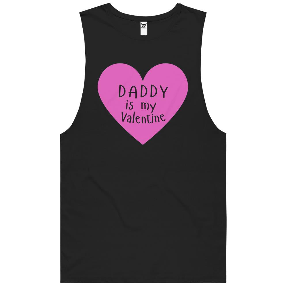 Sorry Boys My Daddy Is My Valentine, Daddy Is My Valentine, Sorry Boys Daddy Is My Valentine Funny Valentines Day Quote Tank Top