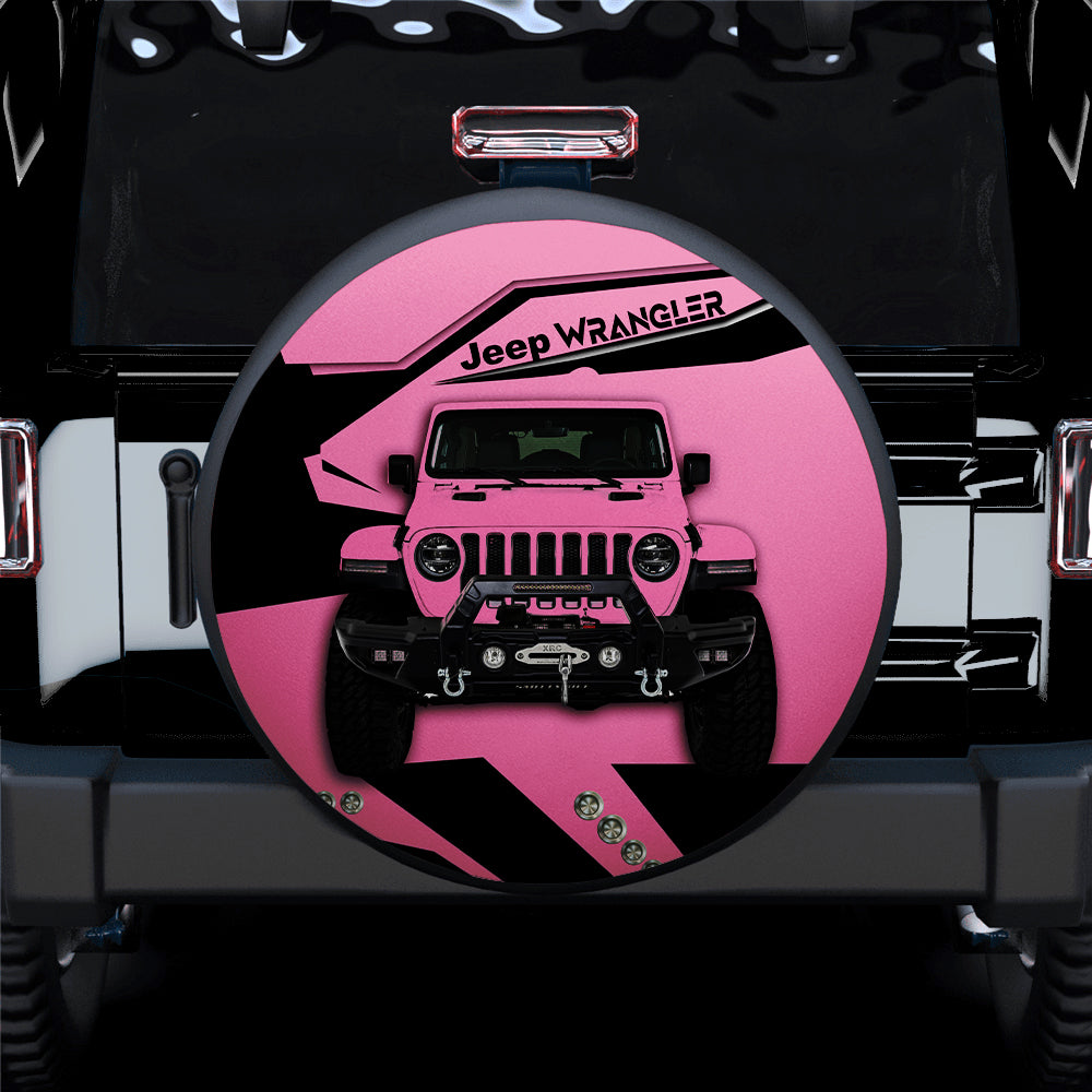 Pink Jeep Car Spare Tire Covers Gift For Campers