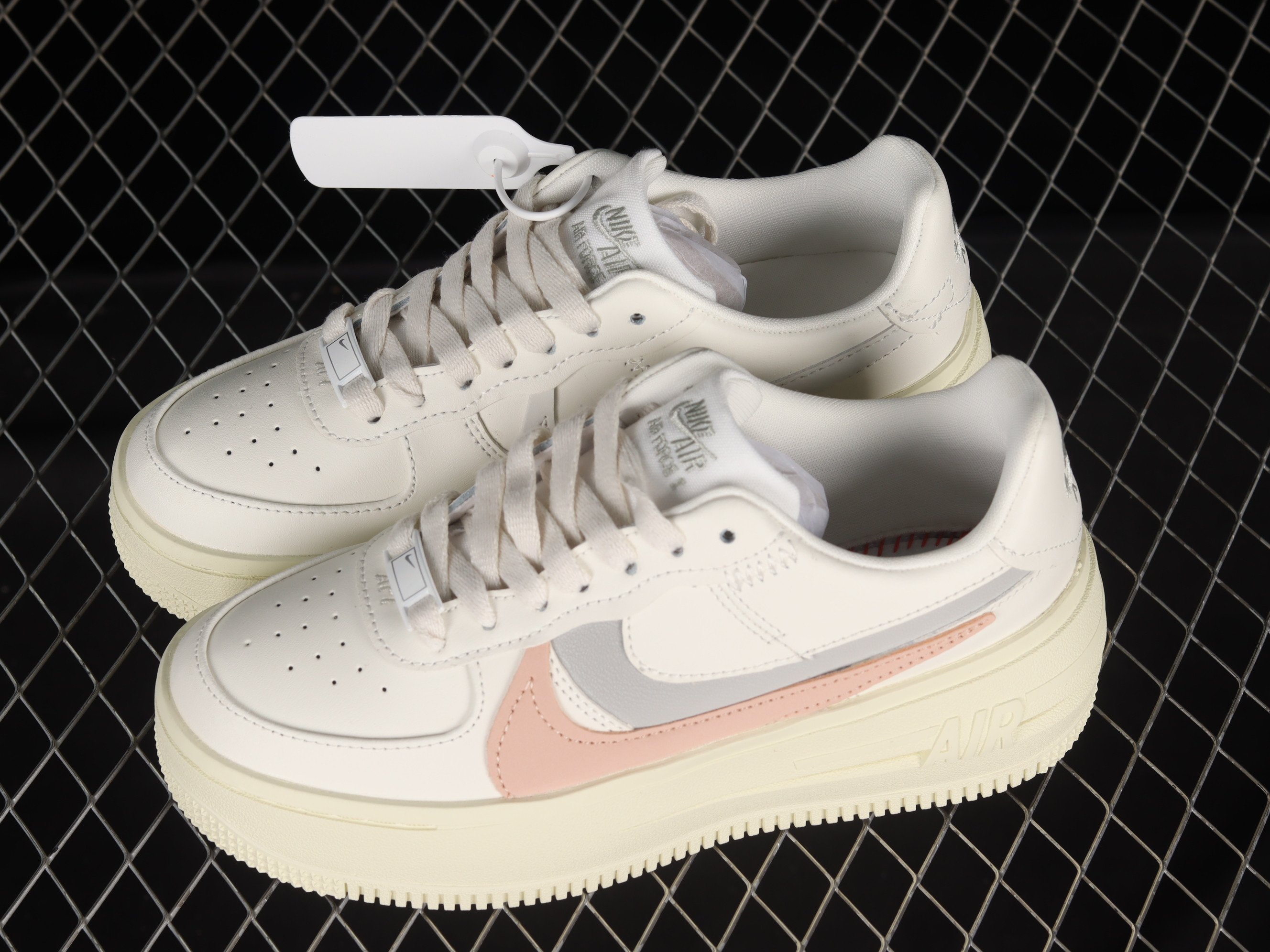 Nike Air Force 1 PLT.AF.ORM Triple White Shoes Sneakers SNK534668238