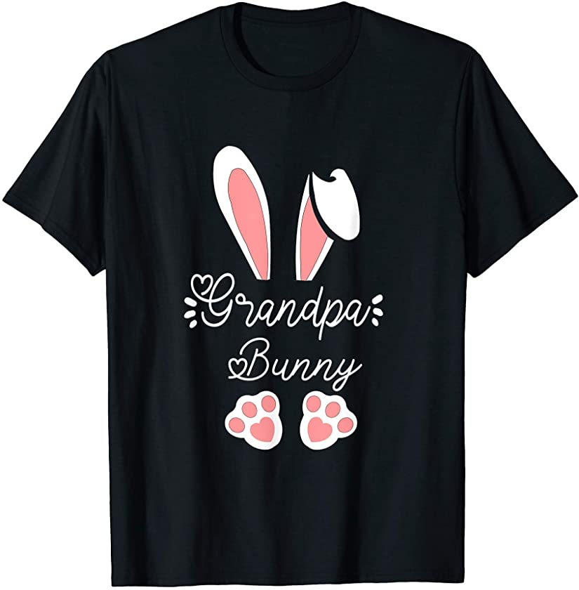 Mens I’m The Grandpa Bunny Cute Matching Family Easter T-Shirt