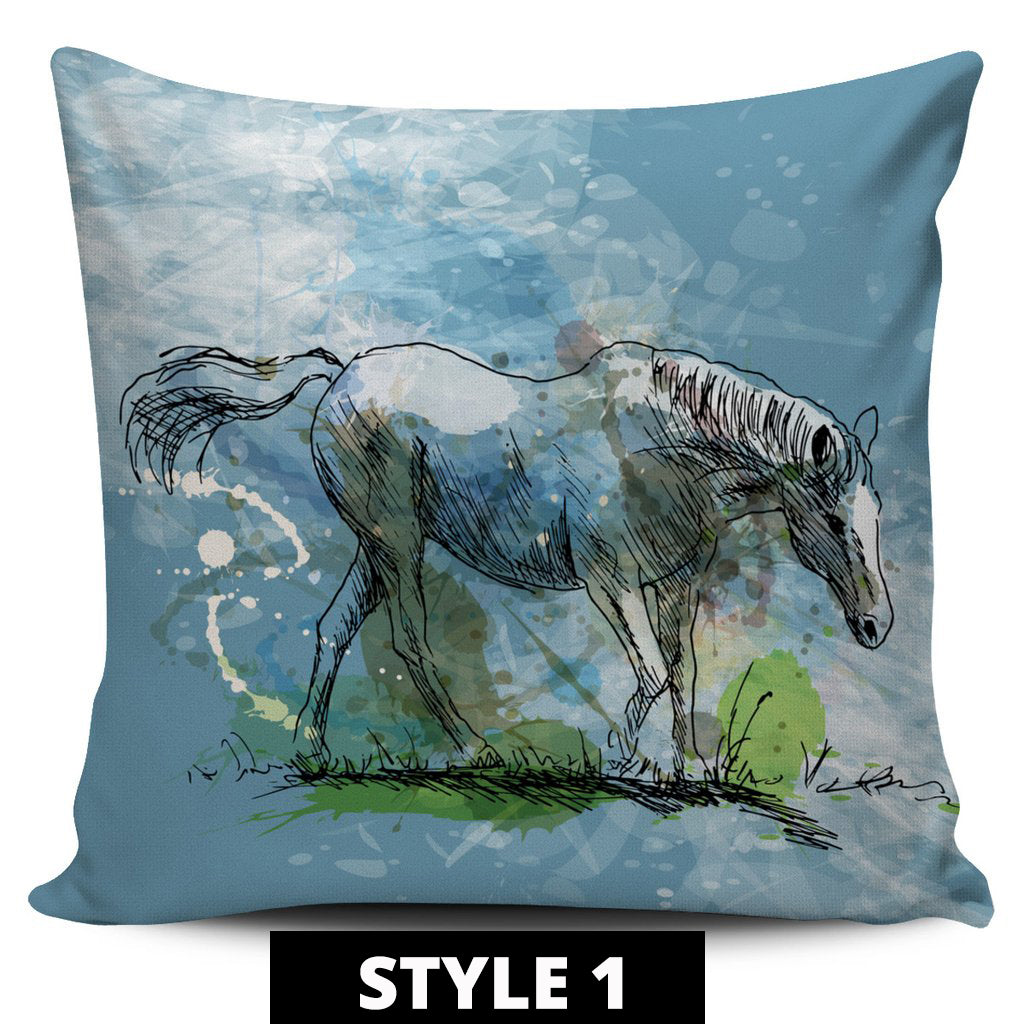 Horse Art Iv Pillow Covers