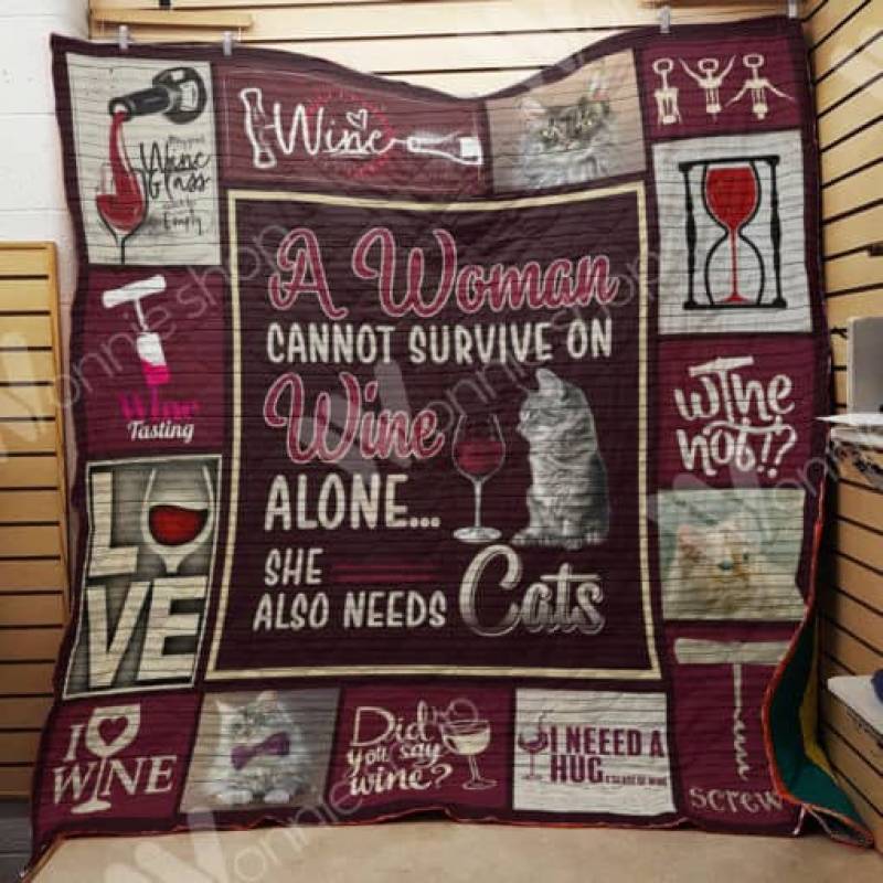 Wine Cat A1901 81O34 Blanket