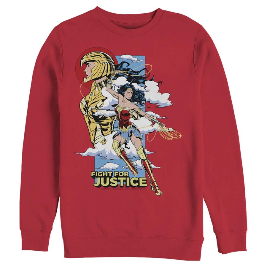 Wonder Woman 1984 Men’s Fight for Justice  Sweatshirt