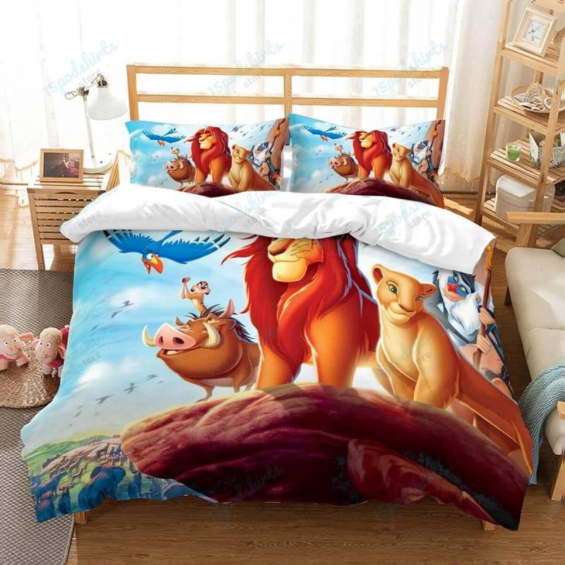 3D Customize The Lion King Bedding Set Duvet Cover Set Bedroom Set Bedlinen