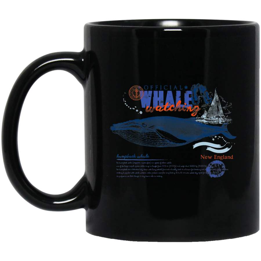 Whale Watching Humpback Whales Sea Animals Art Gift T Coffee Mug