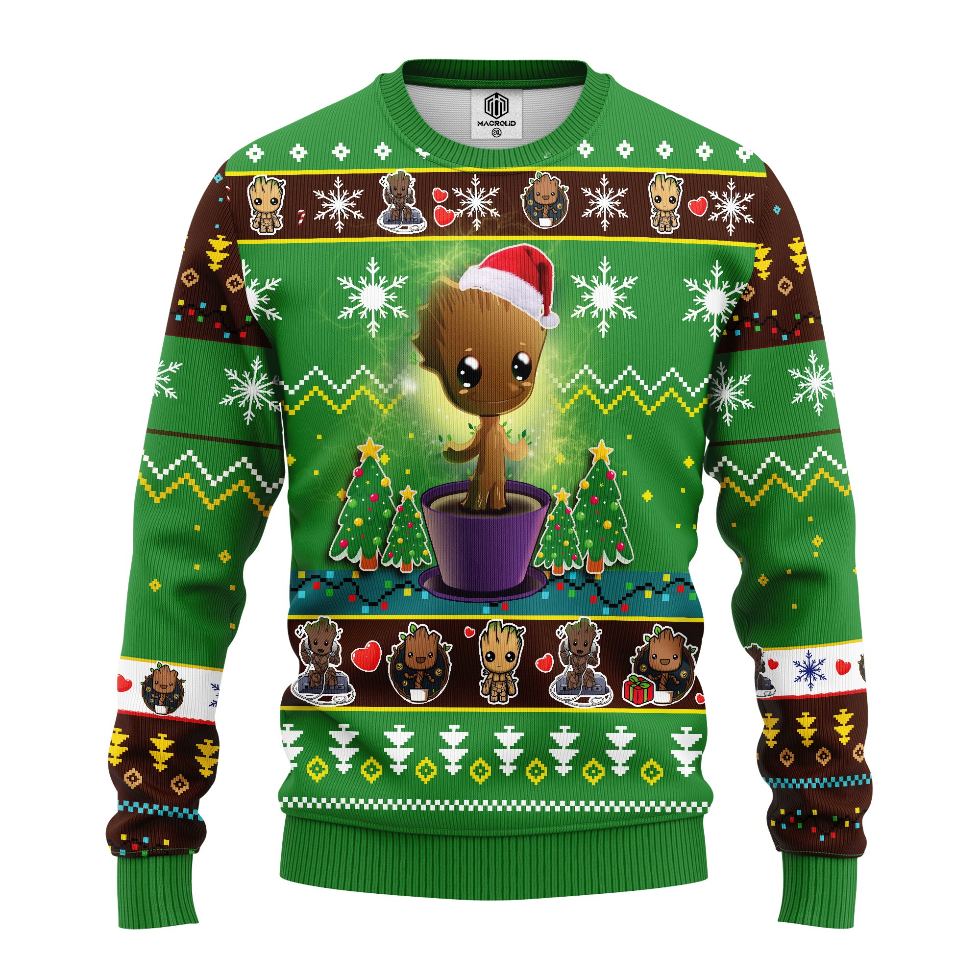 Baby Groot ugly christmas sweater green- Amazing Gift idea – thanksgiving gift