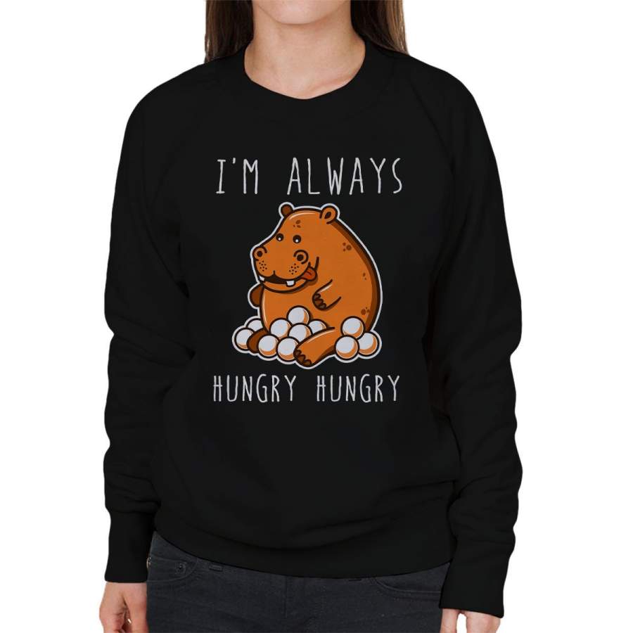 Hungry Hungry Hippos Women’s Sweatshirt