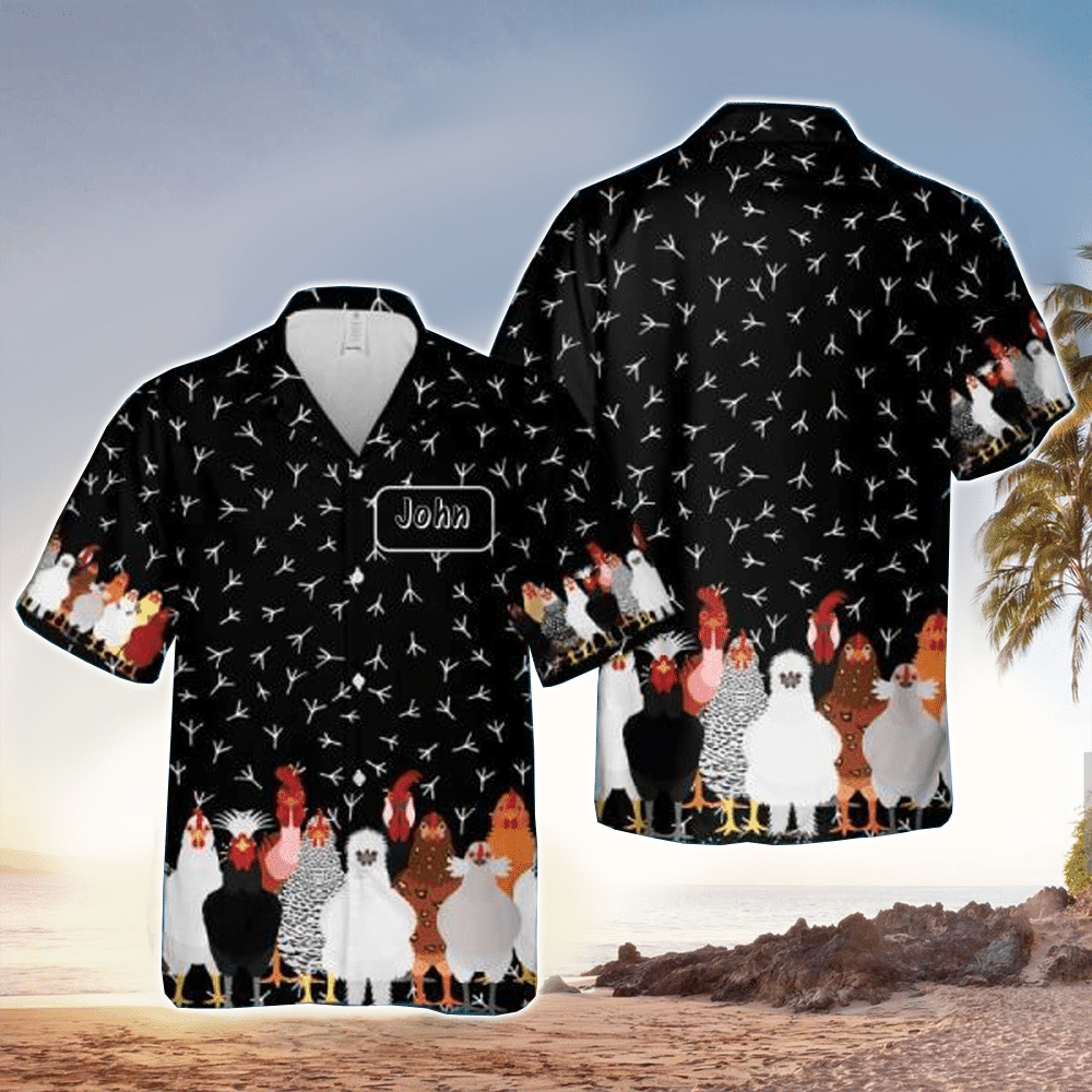 Personalized Chicken Hawaii Shirt Aloha Ha95870