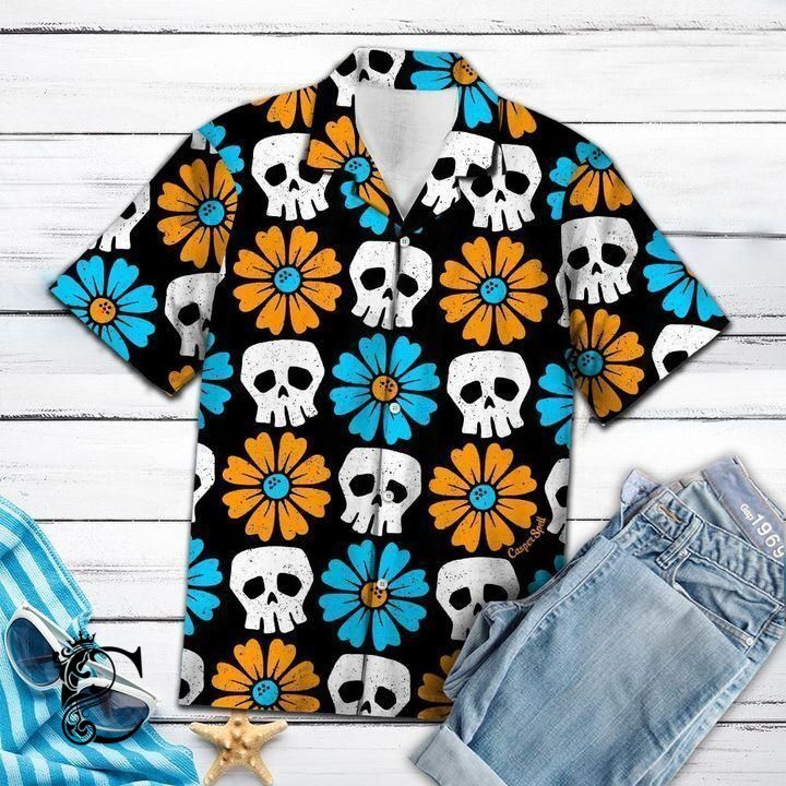 Beach Shirt Buy Skull – Hawaiian Shirts – Sp404- Chillicothemall