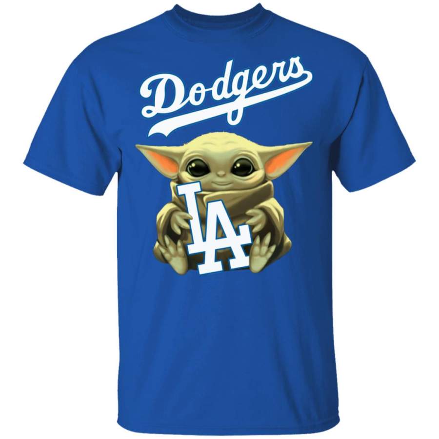 baby yoda dodgers shirt