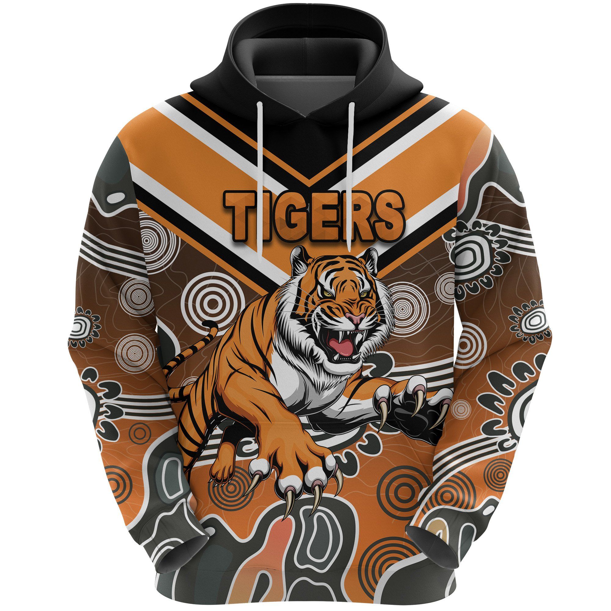 Wests Hoodie Tigers Indigenous K8