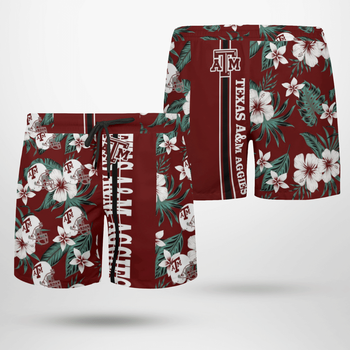 Texas Aggies Hawaii Shorts Summer Men Ha34451